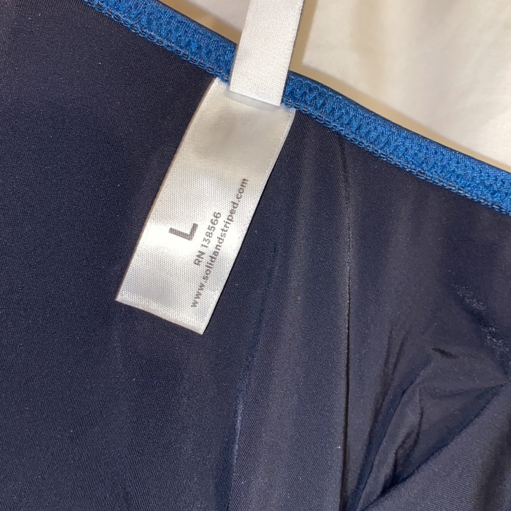Solid & Striped Cut-Out Bathing Suit - Picture 5 of 5